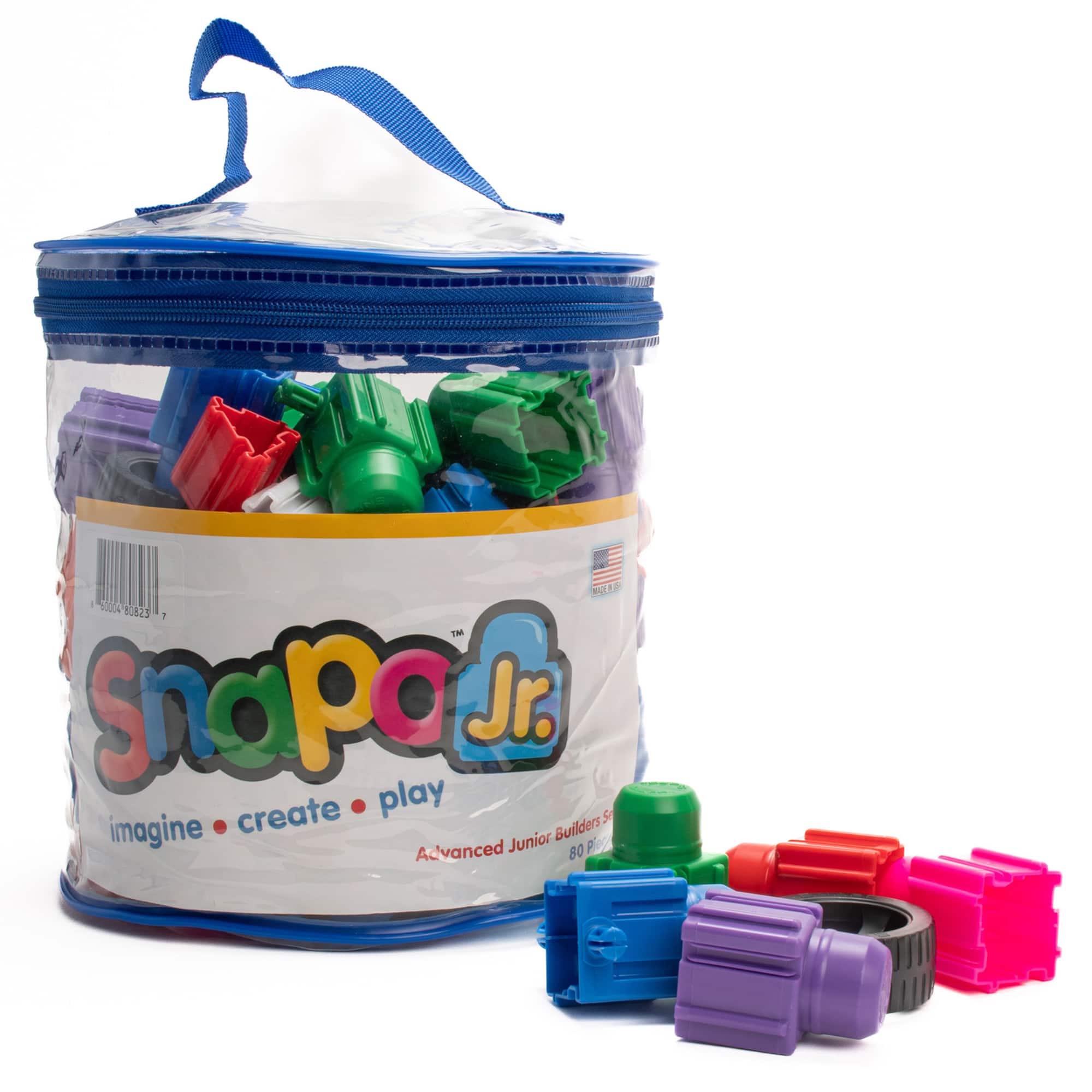 Snapo™ Jr. Assorted Building Blocks Advanced Builders Kit, 80pc.
